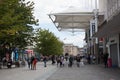 Shoppers in the Southampton town centre in Hampshire in the United Kingdom