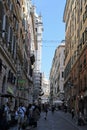 Shoppers and Tourists, Via San Lorenzo, Genoa, Italy