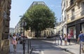 Shoppers and tourists on the Rue PavÃÂ©e, Le Marais, Paris