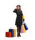 After shopping Royalty Free Stock Photo