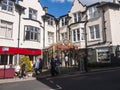 Shopping Arcade in Keswick in north-western England, in the heart of the Lake District. Royalty Free Stock Photo