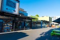 Shopping area buit with shipping containers in Christchurch, New Zealand