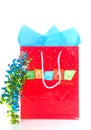 Shopping bag for a birthday event Royalty Free Stock Photo