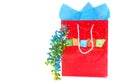 Shopping bag for a birthday event Royalty Free Stock Photo