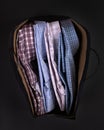 Shopping Bag with Dress Shirts for Men Royalty Free Stock Photo