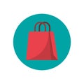 Shopping bag handle isolated icon Royalty Free Stock Photo