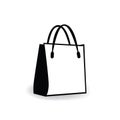 Shopping Bag Icon, Handbag Silhouette, Shoppingbag Sign, Tote Symbol, Shopper Pictogram, Woman Luggage