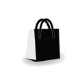 Shopping Bag Icon, Handbag Silhouette, Shoppingbag Sign, Tote Symbol, Shopper Pictogram, Woman Luggage