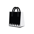 Shopping Bag Icon, Handbag Silhouette, Shoppingbag Sign, Tote Symbol, Shopper Pictogram, Woman Luggage