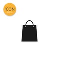 Shopping bag icon vector illustration.