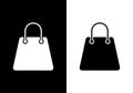 Shopping Bag Icon Vector Logo Template. eCommerce icon vector Illustration Royalty Free Stock Photo