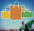 Shopping Bag Sale Capitalism Shopaholic Concept Royalty Free Stock Photo