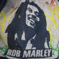 Shopping bag with typically Bob Marley portrait Royalty Free Stock Photo