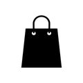 Shopping bag vector icon isolated on white background for graphic design, logo, web site, social media, mobile app, illustration Royalty Free Stock Photo