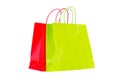 Shopping bags brightened Royalty Free Stock Photo