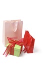 Shopping Bags and Gift Parcel Royalty Free Stock Photo