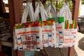 Shopping bags made locally on bequia