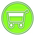 Shopping basket, cart button