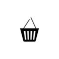 Shopping basket icon. Online store button Royalty Free Stock Photo