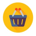 Shopping basket icon Royalty Free Stock Photo