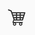 Shopping basket icon, web icon