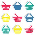 Shopping basket icons