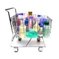 Shopping for Beauty Products Royalty Free Stock Photo