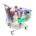 Shopping for Beauty Products Royalty Free Stock Photo