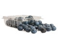 Shopping blueberries Royalty Free Stock Photo