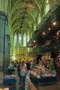 Shopping in bookstore in former church in Maastricht