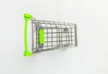 Shopping Cart top view Royalty Free Stock Photo