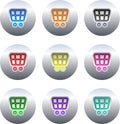 Shopping cart buttons Royalty Free Stock Photo