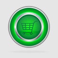 Shopping cart buttons icon web sign symbol illustration options for webdesign Royalty Free Stock Photo