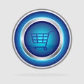 Shopping cart buttons icon web sign symbol illustration options for webdesign Royalty Free Stock Photo