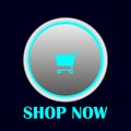 Shopping cart buttons icon web sign symbol illustration options for webdesign Royalty Free Stock Photo