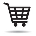 Shopping Cart Icon Black And White