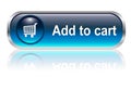 Shopping cart icon, button Royalty Free Stock Photo