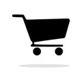 Shopping Cart Icon. flat design best icon. vector illustration Royalty Free Stock Photo