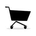 Shopping Cart Icon. flat design best icon. vector illustration Royalty Free Stock Photo