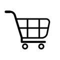 Shopping Cart Icon, flat design best vector icon