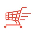Shopping Cart Icon, flat design best vector icon Royalty Free Stock Photo