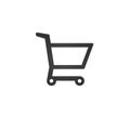 Shopping Cart Icon, flat design best vector icon. vector illustration isolated on white background Royalty Free Stock Photo