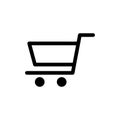 Shopping Cart Icon, flat design best vector icon Royalty Free Stock Photo