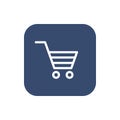 Shopping Cart icon. Flat design