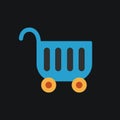 Shopping cart icon.