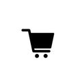 Shopping Cart Icon Vector in Trendy Style. Trolley Symbol Illustration