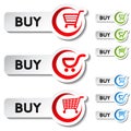 Shopping cart item - buy button