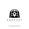 Shopping cart Logo design vector concept icon Royalty Free Stock Photo