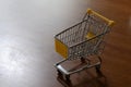 Shopping cart model Royalty Free Stock Photo