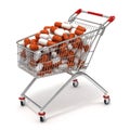 Shopping cart pills